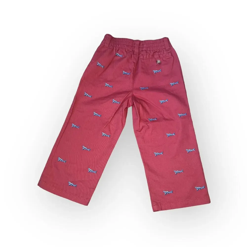 Classic Ralph Lauren Embroidered Shark Chinos